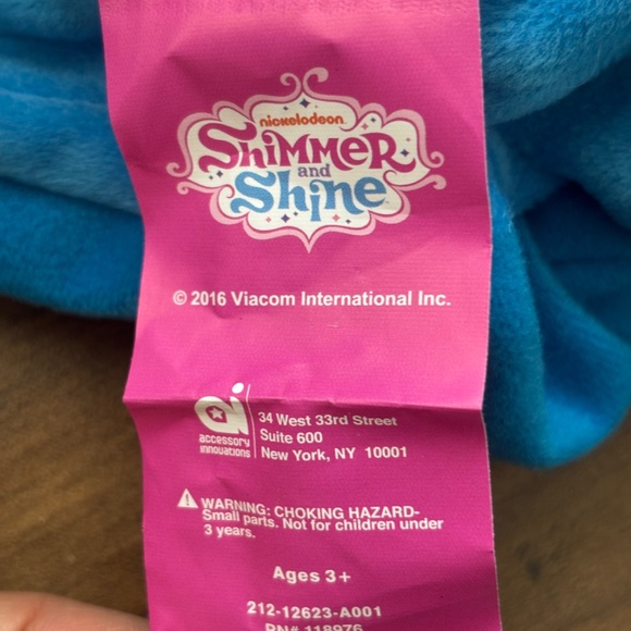 NEW Nickelodeon Shimmer & Shine Plush SHINE Toy Doll Bag Clip Zipper Coin Purse - Picture 8 of 10